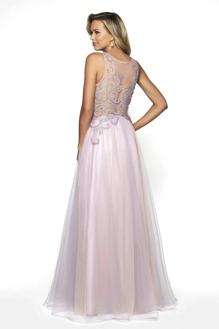 Blush By Alexia Designs - 11729 Beaded Illusion Jewel A-line Dress Formal Gowns 6 Blush By Alexia Designs - 11729 Beaded Illusion Jewel A-line Dress Formal Gowns