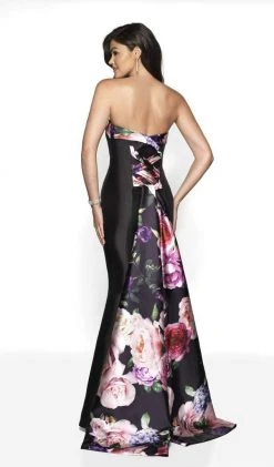 Formal Gowns Blush By Alexia Designs - 11750 Floral Laced Up Mermaid Dress