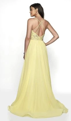 Formal Gowns Blush By Alexia Designs - 11780 Beaded Deep V-neck Chiffon A-Line Dress 6 Formal Gowns Blush By Alexia Designs - 11780 Beaded Deep V-neck Chiffon A-Line Dress