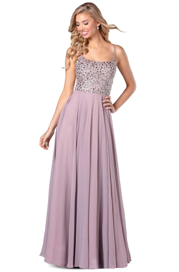 Blush By Alexia Designs - 11920 Jewel Beaded Top Flowy Chiffon Gown 3 Blush By Alexia Designs - 11920 Jewel Beaded Top Flowy Chiffon Gown
