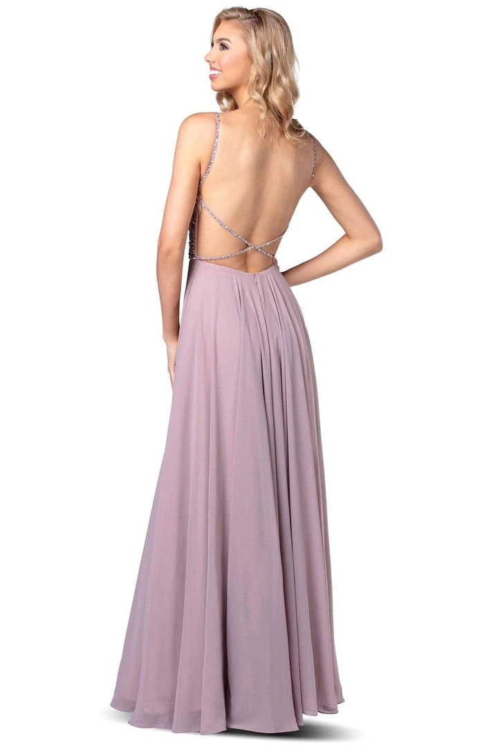 Blush By Alexia Designs - 11920 Jewel Beaded Top Flowy Chiffon Gown 4 Blush By Alexia Designs - 11920 Jewel Beaded Top Flowy Chiffon Gown