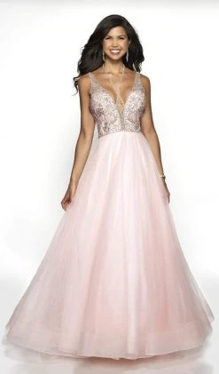 Formal Gowns Blush By Alexia Designs - 5716 Beaded Plunging Halter V-neck Ballgown 7 Formal Gowns Blush By Alexia Designs - 5716 Beaded Plunging Halter V-neck Ballgown
