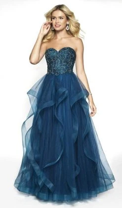 Blush By Alexia Designs - 5724 Beaded Sweetheart Tulle Ballgown