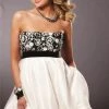 Blush By Alexia Designs - 9112 Strapless Floral Cocktail Dress Cocktail Dresses