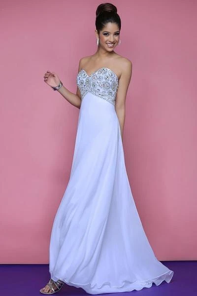 Blush By Alexia Designs - 9587 Strapless Sequined Long Dress Formal Gowns 7 Blush By Alexia Designs - 9587 Strapless Sequined Long Dress Formal Gowns