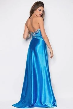 Blush By Alexia Designs - 9592 Strapless Pleated Long Gown Formal Gowns 8 Blush By Alexia Designs - 9592 Strapless Pleated Long Gown Formal Gowns