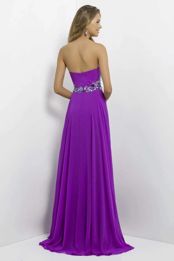 Blush By Alexia Designs - 9710 Strapless Embellished Long Dress 4 Blush By Alexia Designs - 9710 Strapless Embellished Long Dress