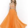 Blush By Alexia Designs - 9935 Two Piece Halter Long Gown Formal Gowns