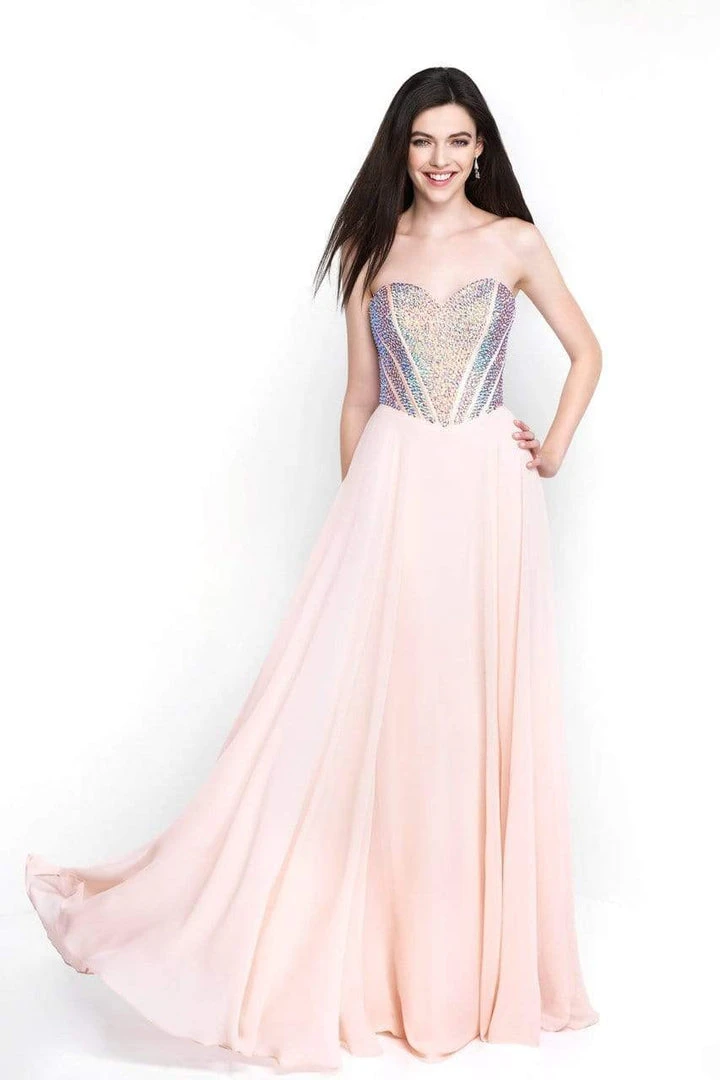 Formal Gowns Blush By Alexia Designs - C1077 Beaded Sweetheart Chiffon A-line Gown 5 Formal Gowns Blush By Alexia Designs - C1077 Beaded Sweetheart Chiffon A-line Gown