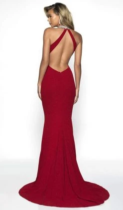 Blush By Alexia Designs - C2014 Jeweled Choker Halter Mermaid Gown Formal Gowns 7 Blush By Alexia Designs - C2014 Jeweled Choker Halter Mermaid Gown Formal Gowns