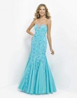 Formal Gowns Blush By Alexia Designs - Embroided Floral Strapless Mermaid Gown 9582 8 Formal Gowns Blush By Alexia Designs - Embroided Floral Strapless Mermaid Gown 9582