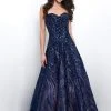 Formal Gowns Blush By Alexia Designs - Sequined Strapless Fitted Gown 11395