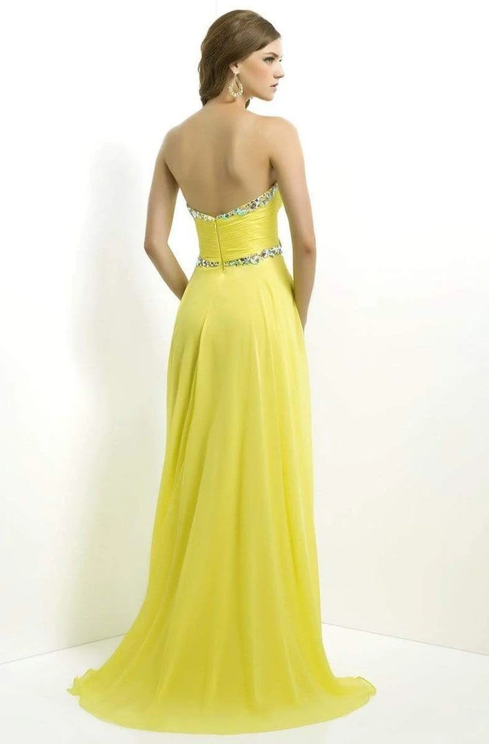 Blush By Alexia Designs - Shirred Sweetheart Chiffon A-Line Gown 9763 4 Blush By Alexia Designs - Shirred Sweetheart Chiffon A-Line Gown 9763