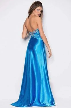 Blush By Alexia Designs - Strapless Pleated Long Gown 9592 8 Blush By Alexia Designs - Strapless Pleated Long Gown 9592