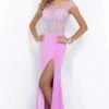 Formal Gowns Blush By Alexia Designs - X229 Beaded Illusion Fitted Evening Dress 2 Formal Gowns Blush By Alexia Designs - X229 Beaded Illusion Fitted Evening Dress