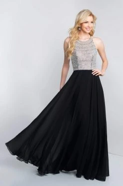 Blush By Alexia Designs Blush - C1035 Crystal Ornate Jewel Illusion Chiffon Gown Formal Gowns 9 Blush By Alexia Designs Blush - C1035 Crystal Ornate Jewel Illusion Chiffon Gown Formal Gowns