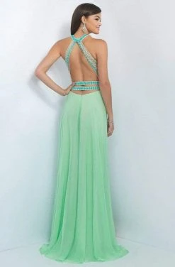 Blush By Alexia Designs Formal Gowns Blush - Two-Piece Bejeweled Illusion High Neck Gown 11056 9 Blush By Alexia Designs Formal Gowns Blush - Two-Piece Bejeweled Illusion High Neck Gown 11056