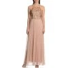 Cachet - 56902 Halter Sequin Pleated Chiffon Dress 1 Cachet - 56902 Halter Sequin Pleated Chiffon Dress
