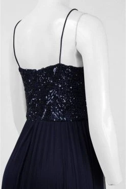 Cachet - 56902 Halter Sequin Pleated Chiffon Dress 7 Cachet - 56902 Halter Sequin Pleated Chiffon Dress