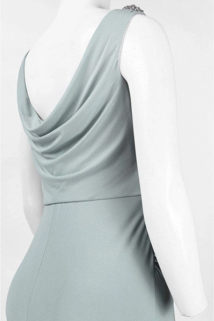 Cachet - Cowl Back Jersey Dress 57023 Formal Gowns 6 Cachet - Cowl Back Jersey Dress 57023 Formal Gowns