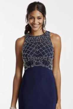 Formal Gowns Cachet - Sequined Long Dress 56872 11 Formal Gowns Cachet - Sequined Long Dress 56872