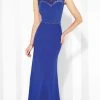 Cameron Blake By Mon Cheri - 117606 Cap Sleeve Illusion Gown - 1 Pc Cobalt Blue In Size 6 And 1 Pc Smokey Mink In Size 6 Available 2 Cameron Blake By Mon Cheri - 117606 Cap Sleeve Illusion Gown - 1 Pc Cobalt Blue In Size 6 And 1 Pc Smokey Mink In Size 6 Available