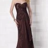 Cameron Blake By Mon Cheri - 212690 Long Dress In Cocoa