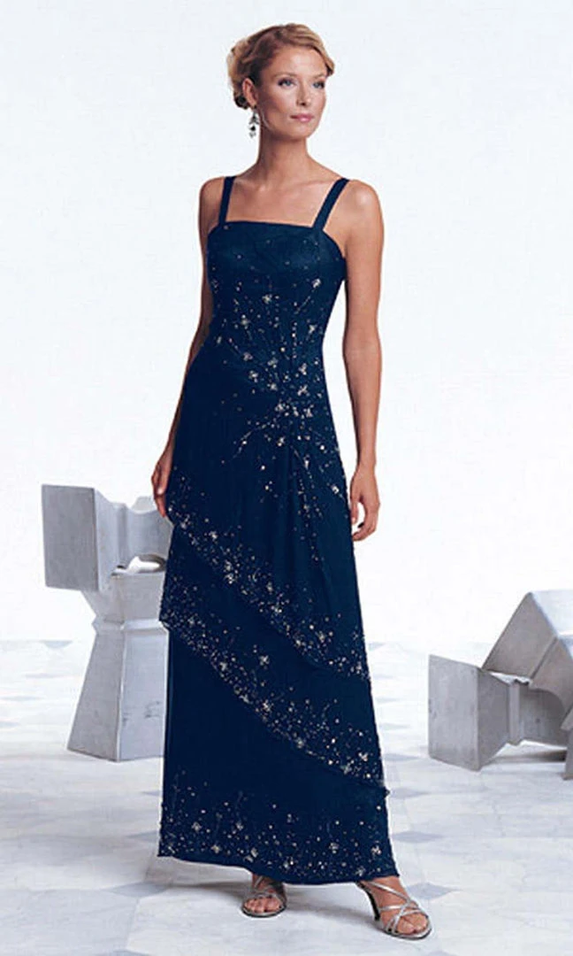 Cameron Blake By Mon Cheri - Ornate Tiered A-Line Dress With Sheer Jacket 17610 - 1 Pc Sage In Size 6 Available Formal Gowns 4 Cameron Blake By Mon Cheri - Ornate Tiered A-Line Dress With Sheer Jacket 17610 - 1 Pc Sage In Size 6 Available Formal Gowns