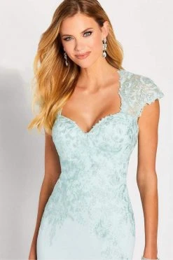 Cameron Blake By Mon Cheri Formal Gowns Cameron By Mon Cheri - Ornate Cap Sleeve Queen Anne Gown 119651 - 1 Pc Navy In Size 10 And 1 Pc Water In Size 18 Available 10 Cameron Blake By Mon Cheri Formal Gowns Cameron By Mon Cheri - Ornate Cap Sleeve Queen Anne Gown 119651 - 1 Pc Navy In Size 10 And 1 Pc Water In Size 18 Available