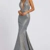 Formal Gowns Cassandra Stone - 30603A Strappy Plunging V Neck Trumpet Gown 2 Formal Gowns Cassandra Stone - 30603A Strappy Plunging V Neck Trumpet Gown