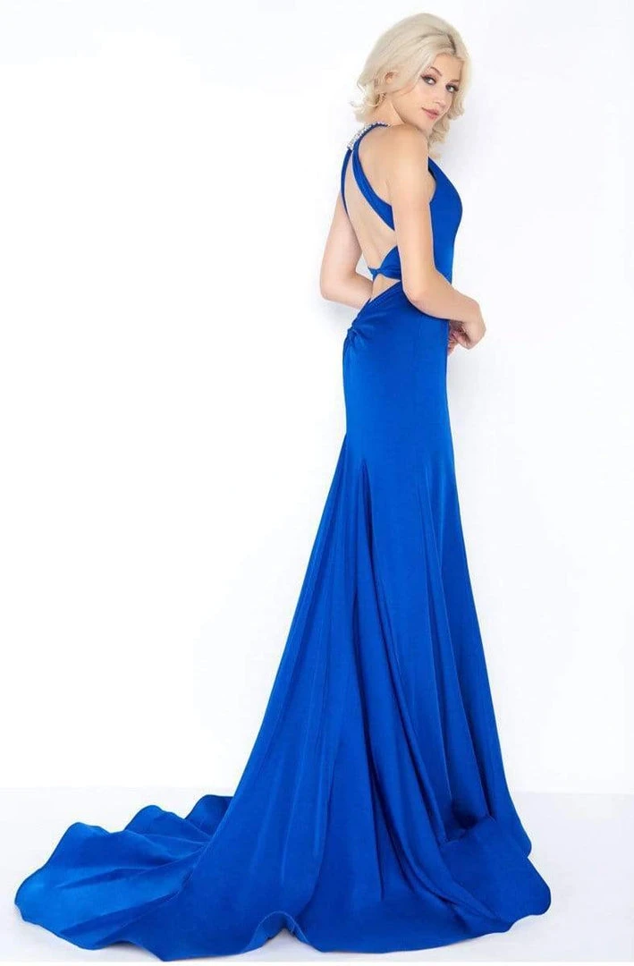 Cassandra Stone - 66465A Fitted Halter Sheath Dress Formal Gowns 4 Cassandra Stone - 66465A Fitted Halter Sheath Dress Formal Gowns