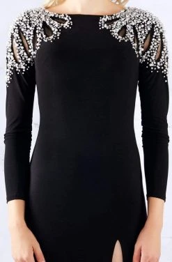 Cassandra Stone - 77519A Embellished Long Sleeve Bateau Trumpet Dress Formal Gowns 7 Cassandra Stone - 77519A Embellished Long Sleeve Bateau Trumpet Dress Formal Gowns