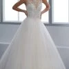 Christina Wu Brides - 15664 Beaded Illusion A-Line Gown With Chapel Train