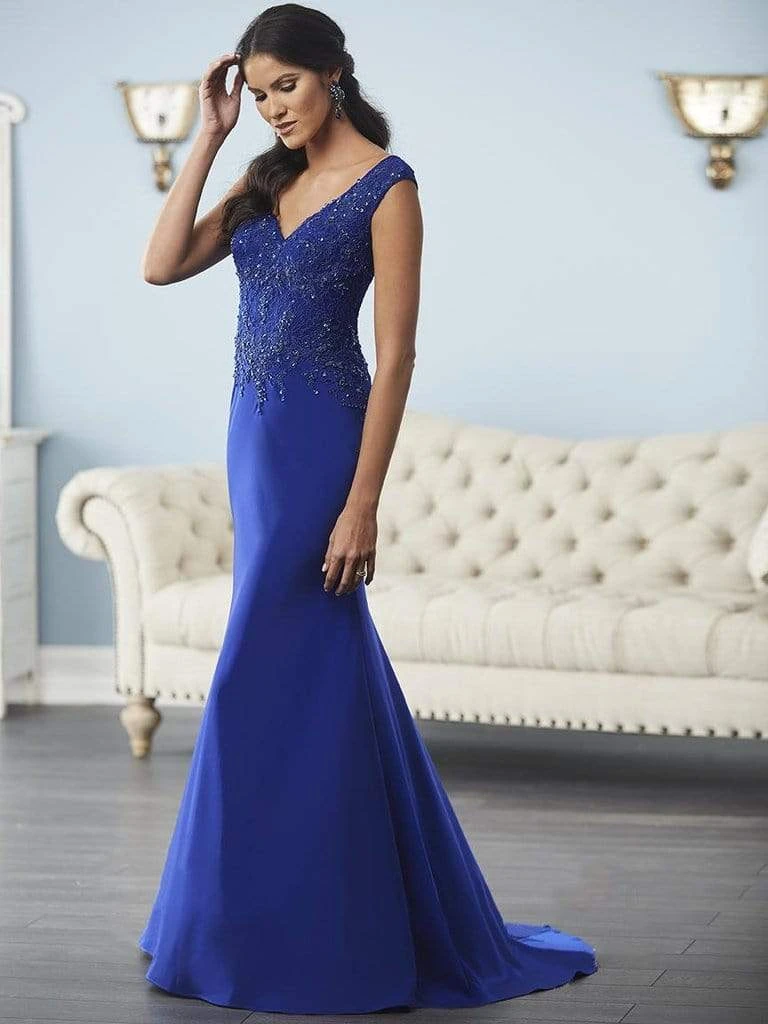 Christina Wu Elegance - Beaded Lace V-Neck Trumpet Evening Gown 17841 - 1 Pc Wine In Size 12 Available Formal Gowns 3 Christina Wu Elegance - Beaded Lace V-Neck Trumpet Evening Gown 17841 - 1 Pc Wine In Size 12 Available Formal Gowns