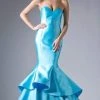 Cinderella Divine - 13480 Strapless Tiered Mermaid Evening Gown 1 Cinderella Divine - 13480 Strapless Tiered Mermaid Evening Gown