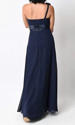 Cinderella Divine - 1491 Floral Applique Sweetheart Long Dress