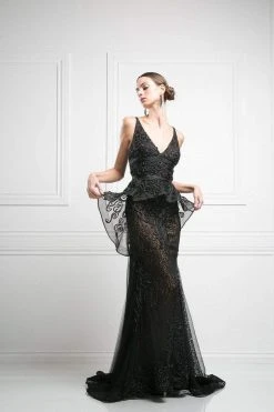 Cinderella Divine - 2209 Lace Embroidered Mermaid Dress Formal Gowns 7 Cinderella Divine - 2209 Lace Embroidered Mermaid Dress Formal Gowns