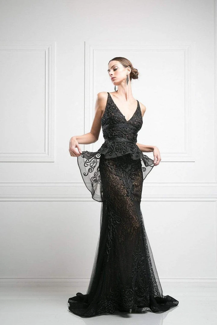 Cinderella Divine - 2209 Lace Embroidered Mermaid Dress Formal Gowns 5 Cinderella Divine - 2209 Lace Embroidered Mermaid Dress Formal Gowns