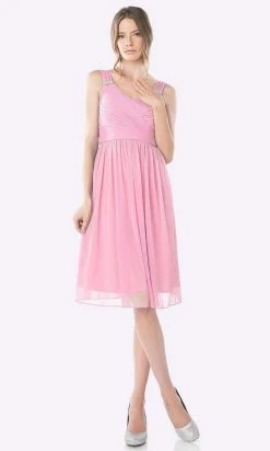 Cinderella Divine - 3802 Sleeveless V-Neck Ruched Chiffon A-Line Dress 18 Cinderella Divine - 3802 Sleeveless V-Neck Ruched Chiffon A-Line Dress