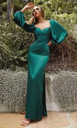 Cinderella Divine - 7482C Sweetheart Satin Sheath Dress Formal Gowns 22 Cinderella Divine - 7482C Sweetheart Satin Sheath Dress Formal Gowns