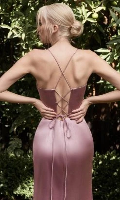 Cinderella Divine - 7483 Sleeveless Sweetheart Neck Long Gown Formal Gowns