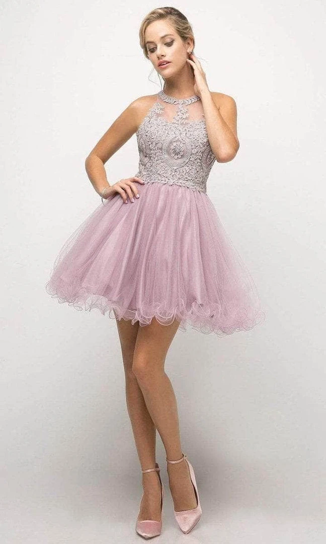 Homecoming Dresses Cinderella Divine Beaded Lace Appliqued Jewel A-Line Cocktail Dress 4 Homecoming Dresses Cinderella Divine Beaded Lace Appliqued Jewel A-Line Cocktail Dress