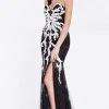 Formal Gowns Cinderella Divine - C37 Strapless Sweetheart Trumpet Dress With Slit 1 Formal Gowns Cinderella Divine - C37 Strapless Sweetheart Trumpet Dress With Slit
