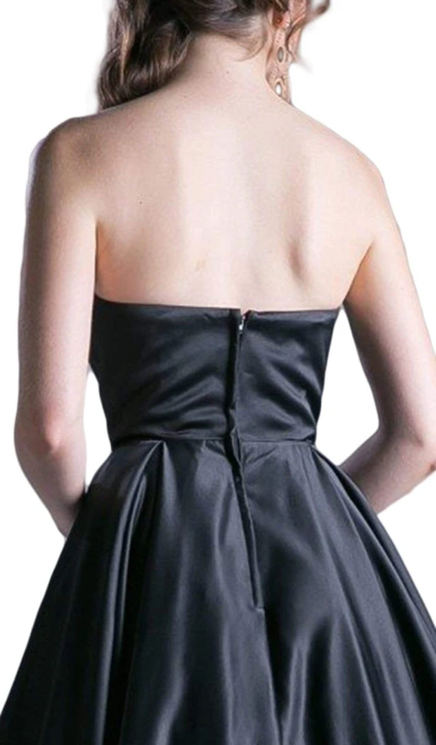 Cinderella Divine - CA317 Beaded Strapless Satin Ballgown Formal Gowns 5 Cinderella Divine - CA317 Beaded Strapless Satin Ballgown Formal Gowns