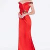 Cinderella Divine - CH520 Floral Embroidered V-Neck Evening Dress Formal Gowns 2 Cinderella Divine - CH520 Floral Embroidered V-Neck Evening Dress Formal Gowns
