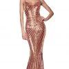 Cinderella Divine - CK848 Bedazzled V-neck Mermaid Dress Formal Gowns 1 Cinderella Divine - CK848 Bedazzled V-neck Mermaid Dress Formal Gowns