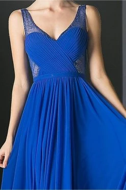 Cinderella Divine - Crisscrossed Ornate Illusion Panel Gown 18 Cinderella Divine - Crisscrossed Ornate Illusion Panel Gown