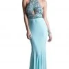 Cinderella Divine - Embellished High Halter Evening Dress 2 Cinderella Divine - Embellished High Halter Evening Dress