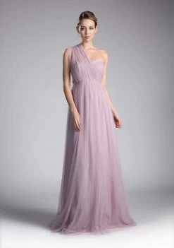 Cinderella Divine - ET322 Sweetheart Neckline Convertible Tulle Gown Formal Gowns