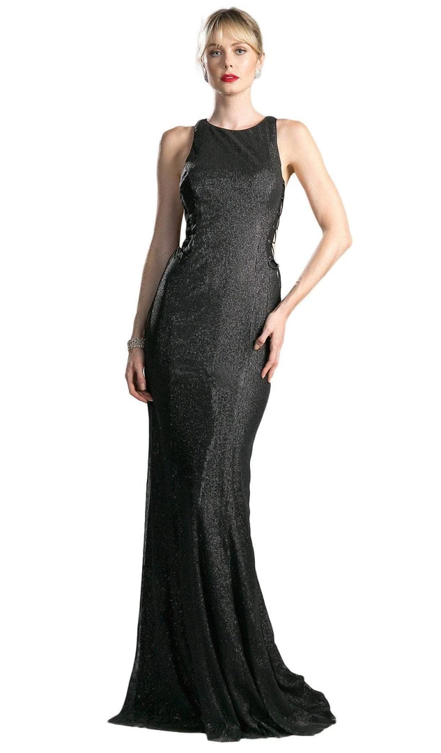 Cinderella Divine - Fitted Side Laced Up Evening Dress 5 Cinderella Divine - Fitted Side Laced Up Evening Dress
